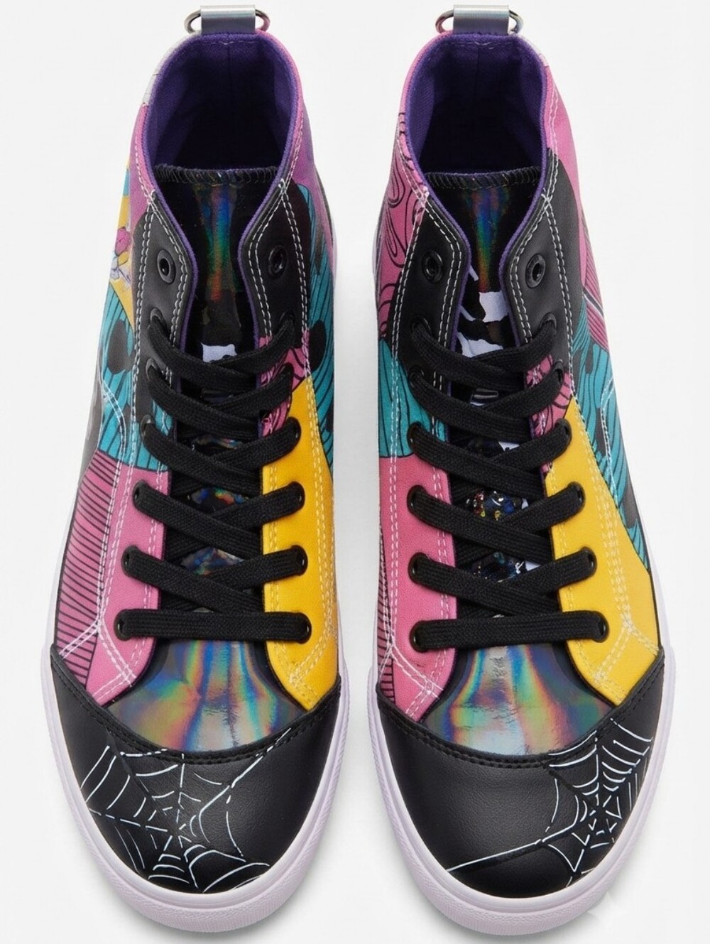 The Nightmare Before Christmas Graphic High Top Sneakers Multicolor (Women's)
